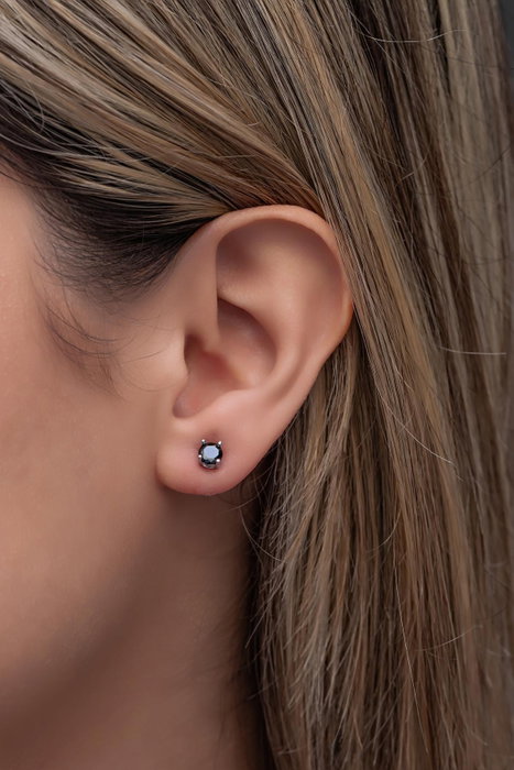Heliophilia Silver Pendientes de Plata de Ley 925 con Circón Heliophilia Silver Pendientes de Plata de Ley 925 con Circón